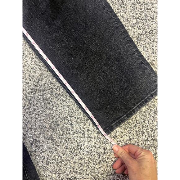 Madewell The Mid-Rise Perfect Vintage Straight Jean, Women’s 29 Distressed Black - Picture 7 of 11